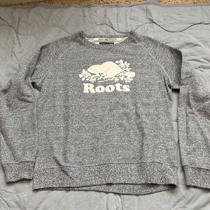 Roots Heather Gray Crewneck Sweatshirt